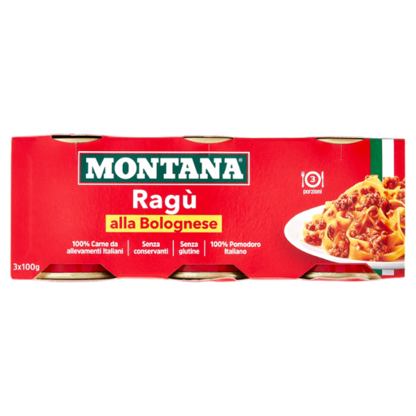 Montana Ragù alla Bolognese 3 x 100 g