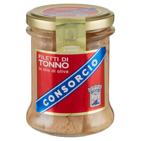 Consorcio Filetti di Tonno in olio di oliva 195 g