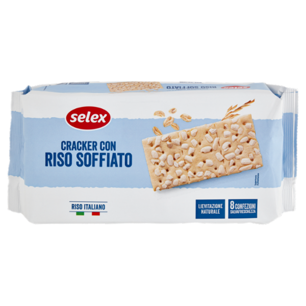 Selex Vivi Bene Cracker con Riso Soffiato 10x30 g