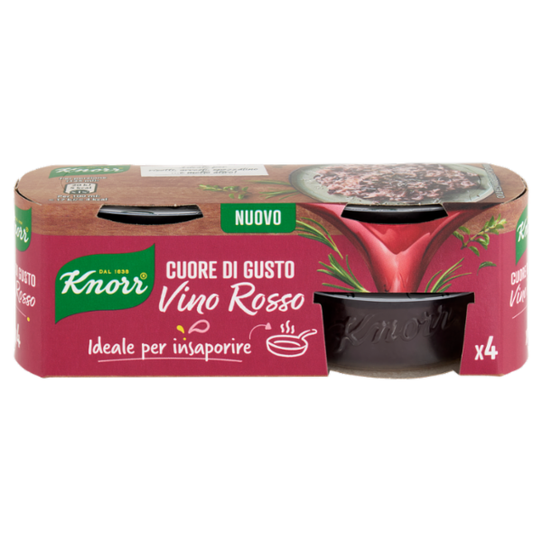 Knorr Cuore di Gusto Vino Rosso 4 x 26 g