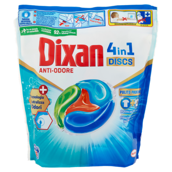 DIXAN Discs Anti-Odore 39pz (975g)