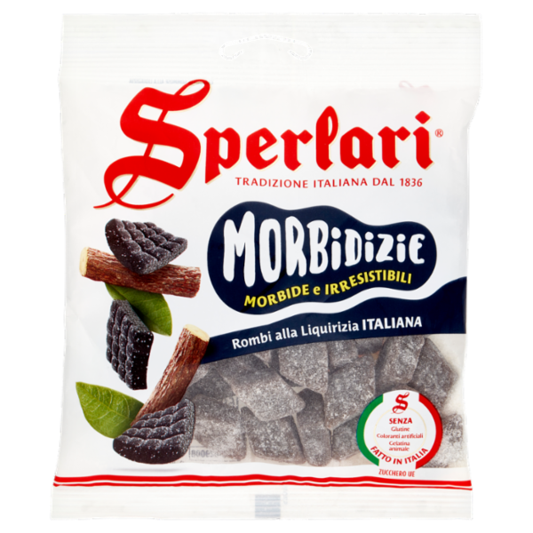 Sperlari Morbidizie Rombi alla Liquirizia Italiana 160 g