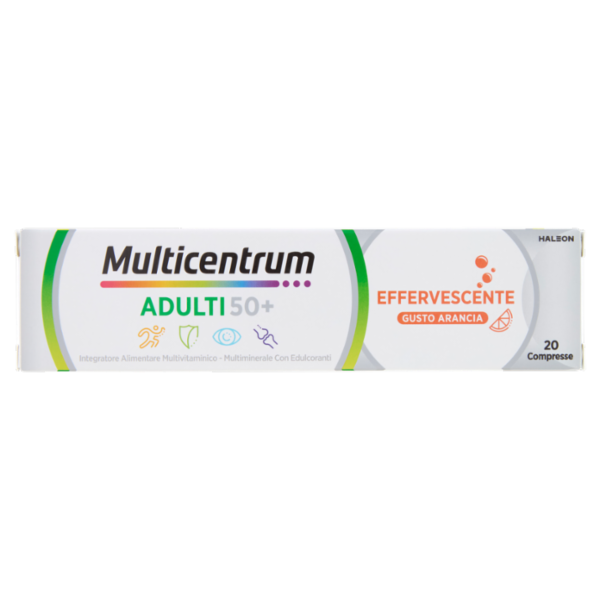 Multicentrum Adulti 50+ integratore multivitaminico con vitamina C e zinco eff. 50+ 20 cpr 90 g