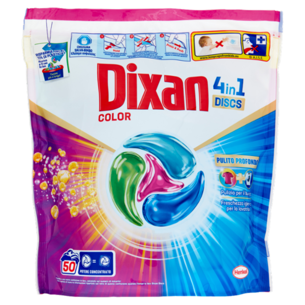 DIXAN Discs Color 50pz (825g)