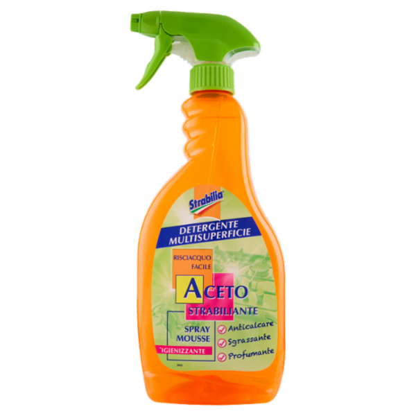 Strabilia Detergente Multisuperficie Aceto Strabiliante Spray Mousse *Igienizzante 750 ml
