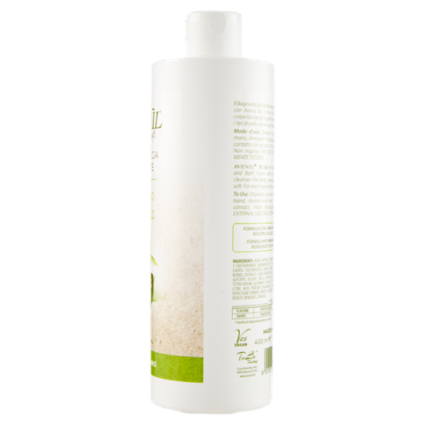 Avenil pure & soft Bagnodoccia Idratante Avena Bio Aloe Vera 400 ml