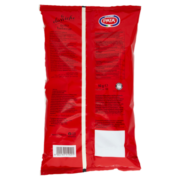 Pata chips le classiche gusto barbecue 90 g