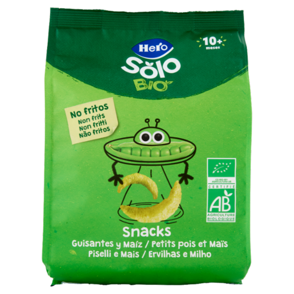 Hero Solo Bio Snack Piselli e Mais 40 g