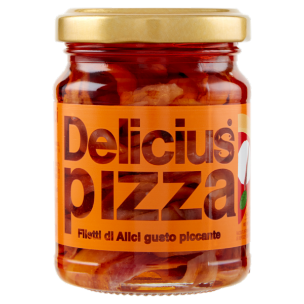 Delicius pizza Filetti di Alici gusto piccante 145 g