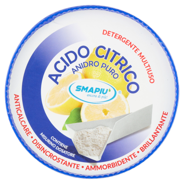Smapiù Acido Citrico Anidro Puro 500 g