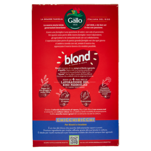 Gallo blond Chicchiricchi 1 Kg