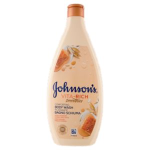 Johnson's Vita-Rich Smoothies Bagno Schiuma Rilassante Con Yogurt, Miele e Avena 750 Ml