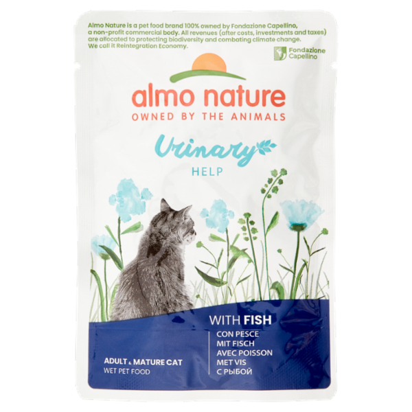 almo nature Urinary Help Adult & Mature Cat con Pesce 70 g