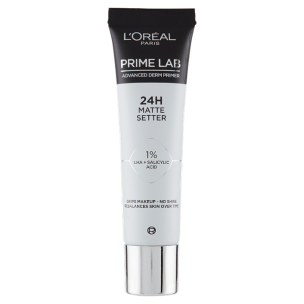 L'Oréal Paris Matte Setter Prime Lab, Primer Fissante 24H, Pelle opacizzata, 30ml