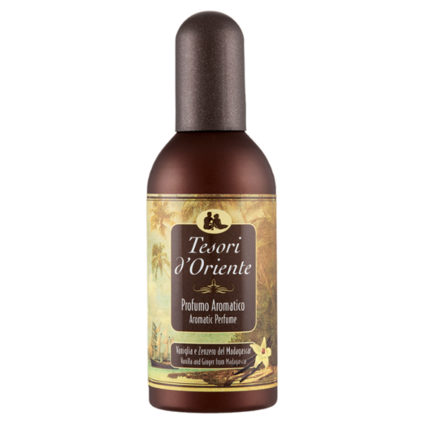 Tesori d'Oriente Profumo Aromatico Vaniglia e Zenzero del Madagascar 100 ml