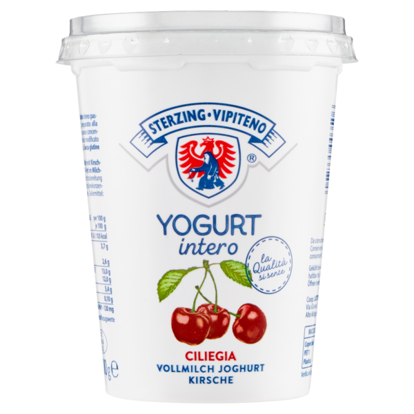 Sterzing Vipiteno Yogurt intero Ciliegia 500 g