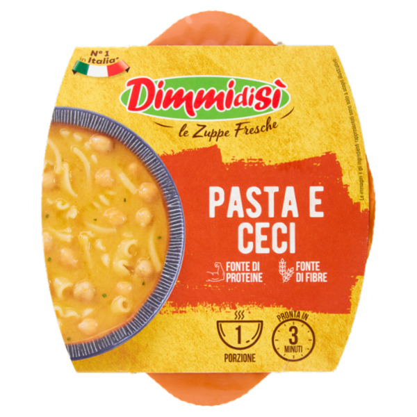 DimmidiSì le Zuppe Fresche Pasta e Ceci 350 g