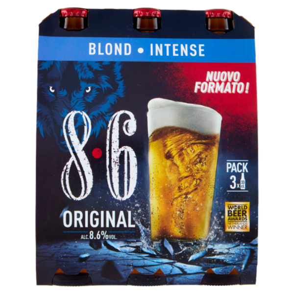 8.6 Original 3 x 33 cL