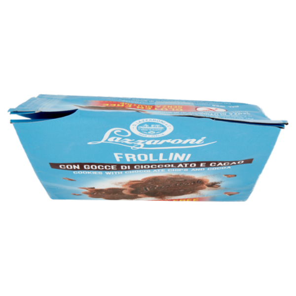 Lazzaroni Senza Glutine Frollini con Gocce di Cioccolato e Cacao 200 g