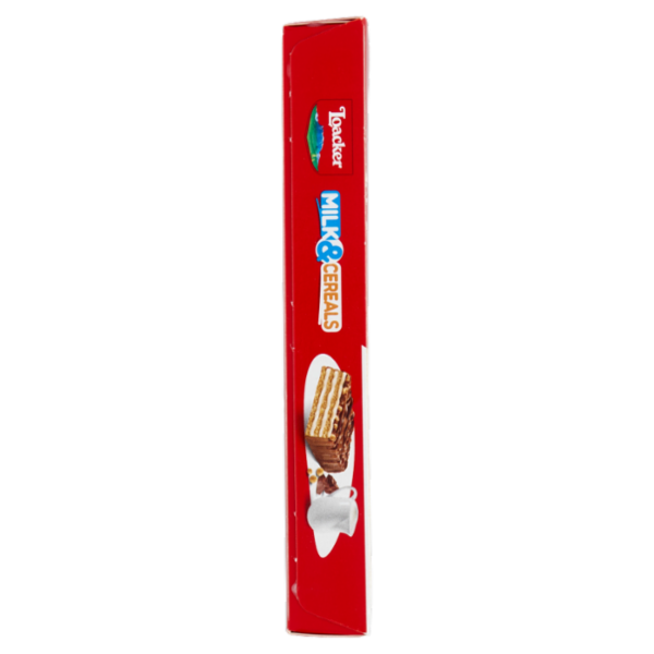 Loacker Milk & Cereals Barrette di Wafer e Cioccolato al Latte con crema al Latte 25gx4