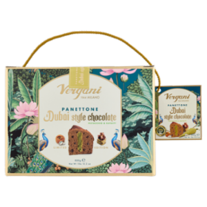 Vergani Panettone Dubai Style Chocolate Pistacchio e Kataify 800 g