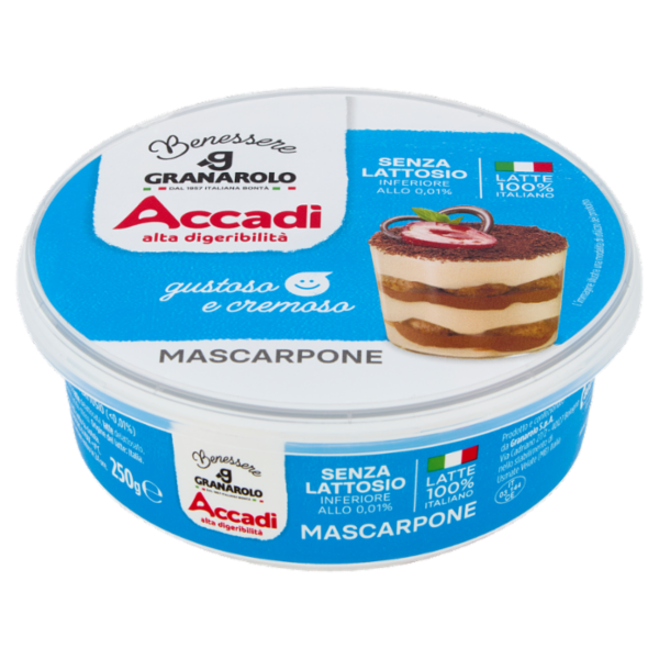 Accadì Benessere Mascarpone Senza Lattosio 250 g