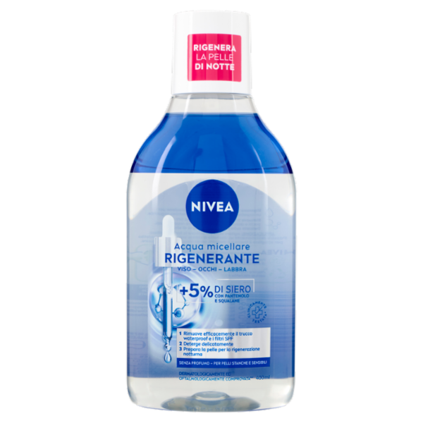 Nivea Acqua micellare Rigenerante per Pelli Stanche e Sensibili 400 ml