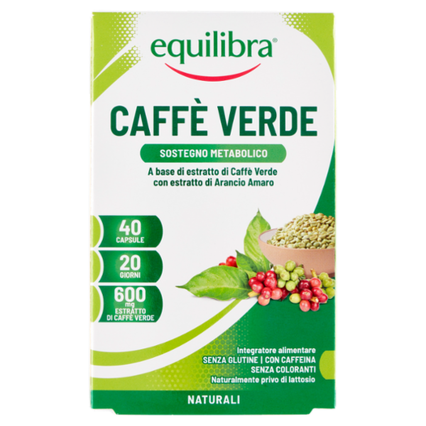equilibra Caffè Verde Sostegno Metabolico 40 Capsule 24,8 g