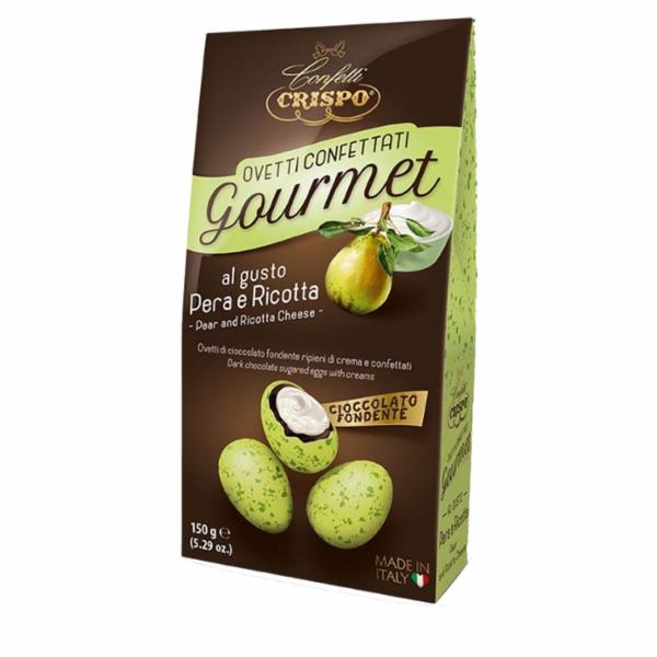 Crispo Ovetti Gourmet confettati Pera e Ricotta 150g