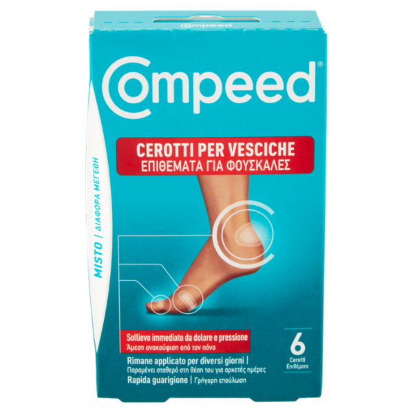 Compeed Cerotti per Vesciche Misto 6 pz