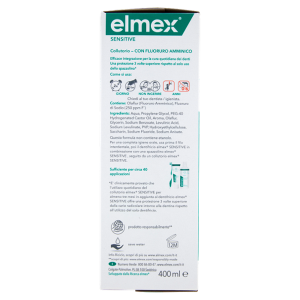 elmex collutorio Sensitive denti sensibili 400 ml
