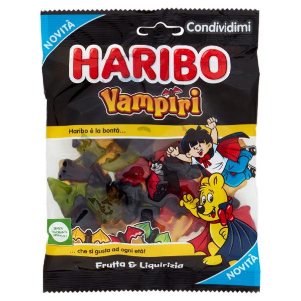 Haribo Vampiri Frutta & Liquirizia 160 g