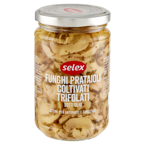 Selex Funghi Prataioli Coltivati Trifolati sott'Olio 280 g