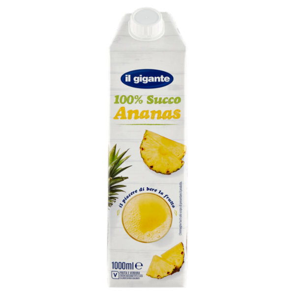 IL GIGANTE 100% Succo Ananas 1000 ml