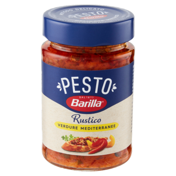 Barilla Pesto Rustico Mediterraneo Pasta e Bruschetta 200 g