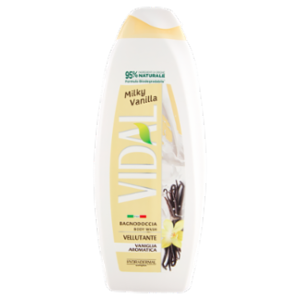 Vidal Milky Vanilla Bagnodoccia Vellutante Vaniglia Aromatica 600 Ml