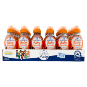 San Benedetto Baby Camomilla Mandarancio P&P Vassoio 24 x 0,25L