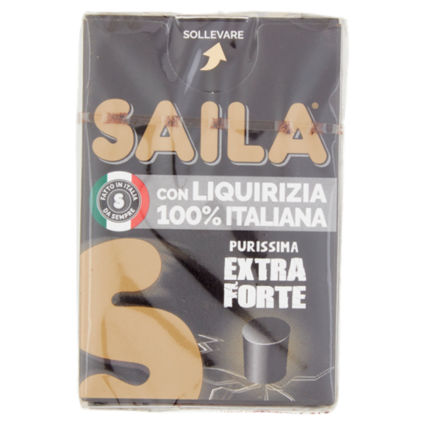 Saila con Liquirizia 100% Italiana Purissima Extra Forte 36 g