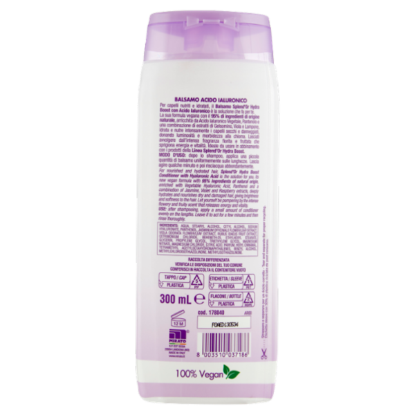 Splend'Or Balsamo Acido Ialuronico Hydra Boost Idratante 300 mL