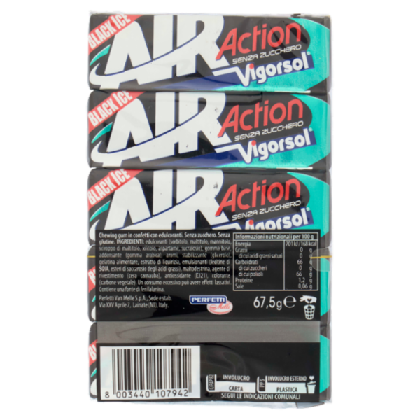 Vigorsol Air Action Black Ice 5 Packs 67,5 g