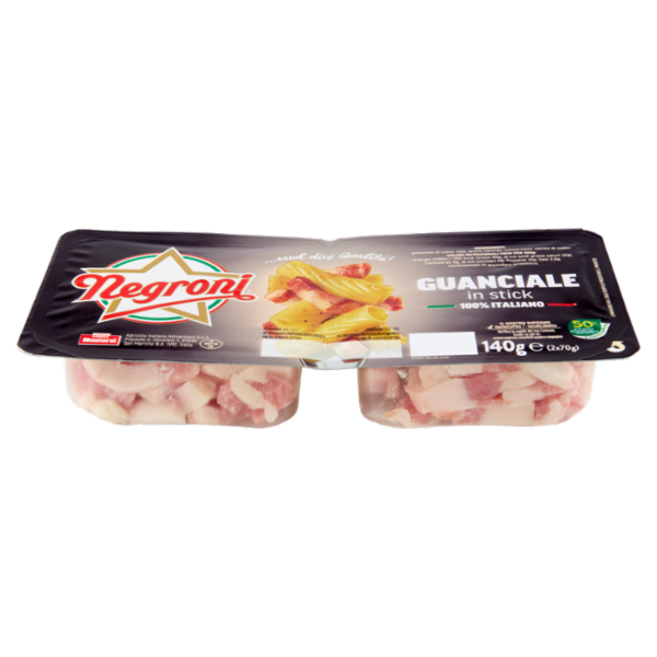Negroni Guanciale in stick 2 x 70 g