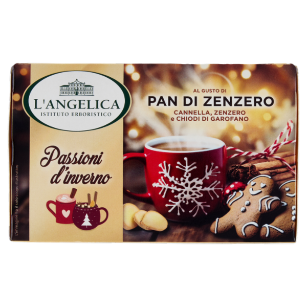 L'Angelica Passioni d'inverno al Gusto di Pan di Zenzero 15 Filtri 28.5 g