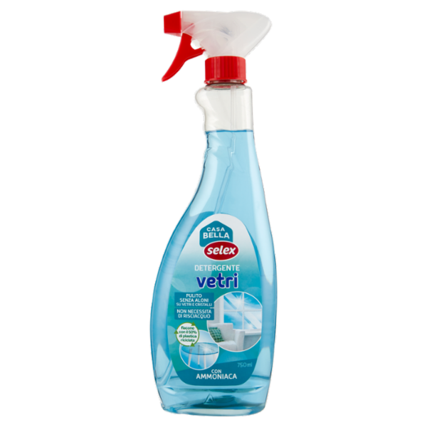 Selex Casa Bella Detergente per Vetri con Ammoniaca 750 ml