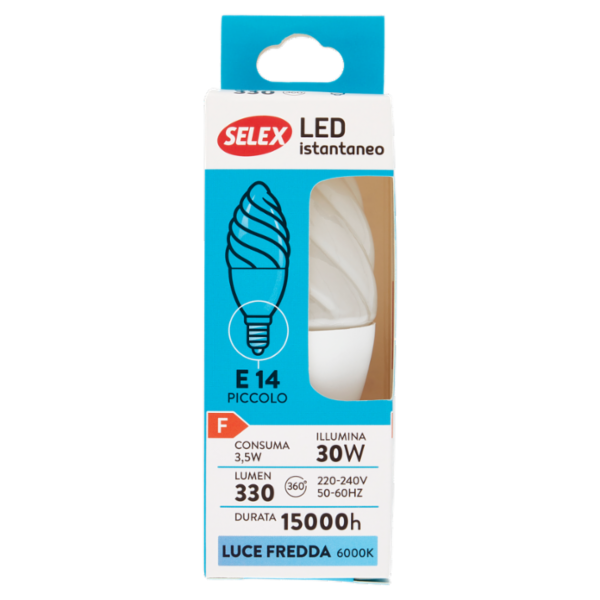 Selex Lampadina Led SMD Torciglione E14 4W