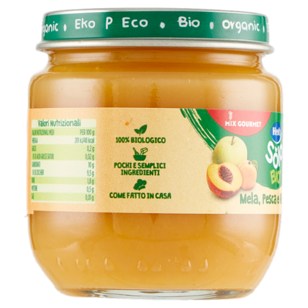 Hero Solo Bio Mela, Pesca e Albicocca 120 g