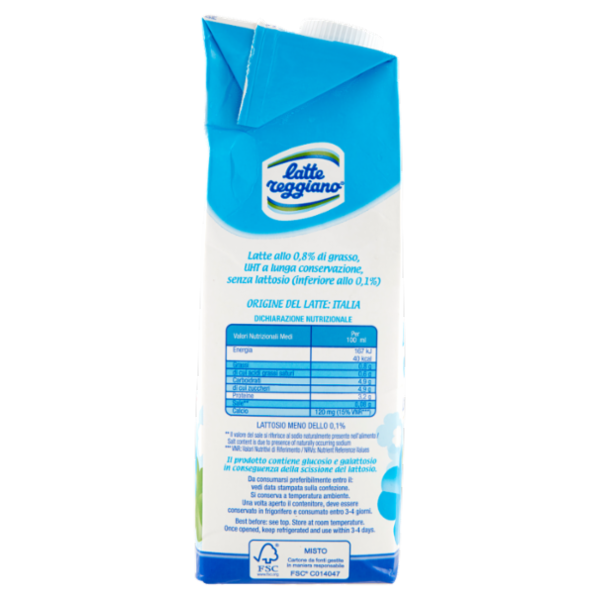 latte reggiano latte Alta Digeribilità senza lattosio* 1000 ml