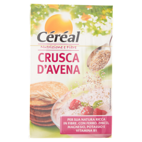Céréal Nutrizione e Fibre Crusca d'Avena, naturalmente ricca in fibre e vitamine - 360 g
