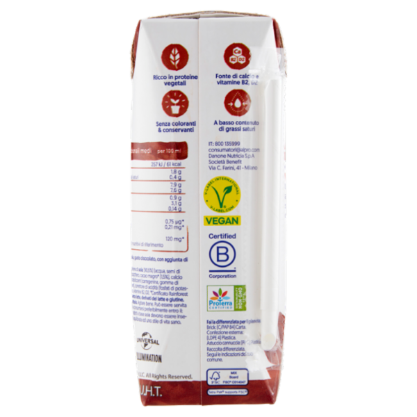 ALPRO Minions, Bevanda Vegetale, Soia Gusto Cioccolato, No Lattosio, Basso in Grassi Saturi, 250 ml