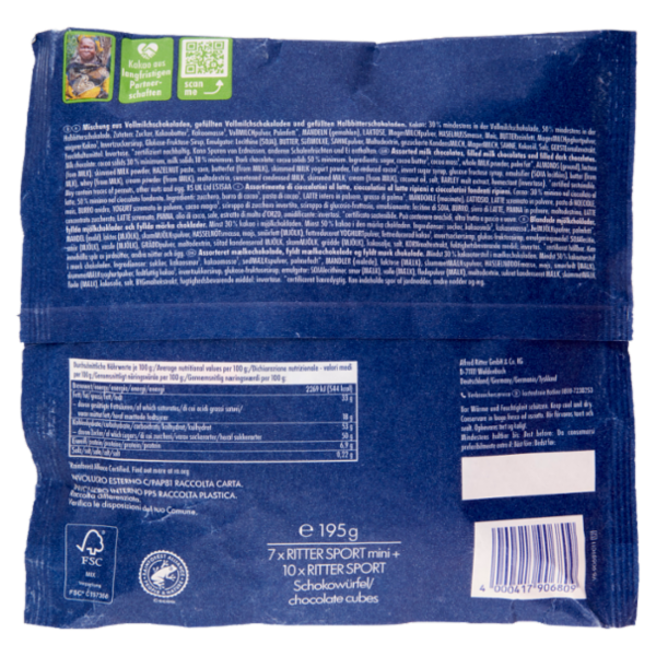 Ritter Sport Bunter Mix 195 g