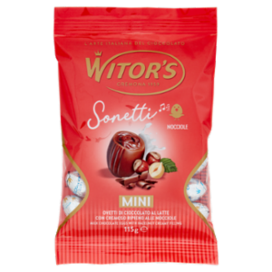 Witor's Sonetti Mini Ovetti Di Cioccolato Al Latte Con Cremoso Ripieno Alle Nocciole 115 g